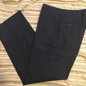 Vintage Hart Schaffner Marx Black Pin Strip Pants
